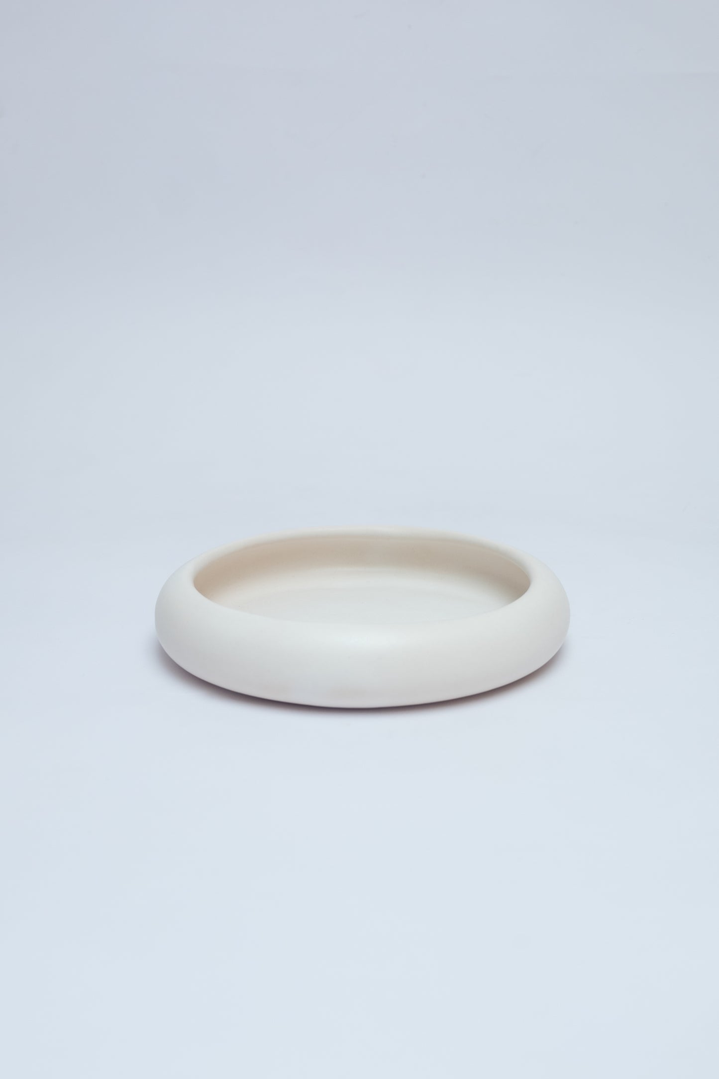 PRATO DE CERÂMICA BALI BRANCO G