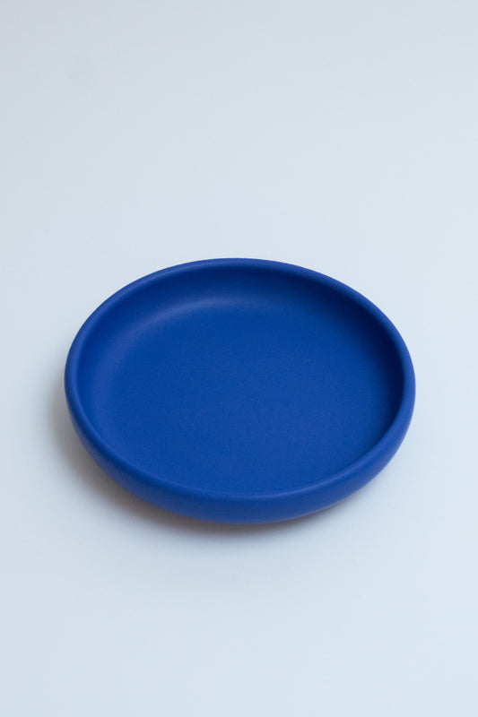 PRATO DE CERÂMICA AZUL PP