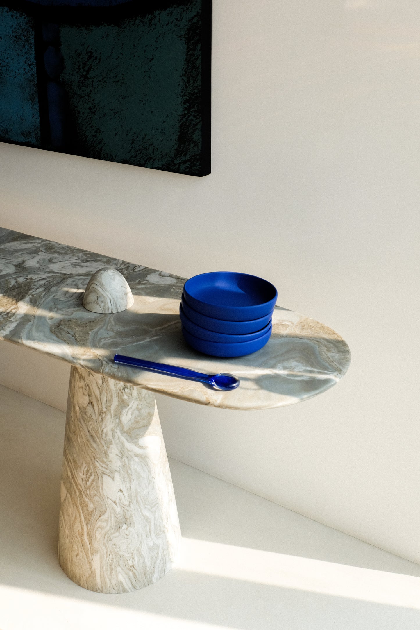 BOWL DE CERÂMICA AZUL 1000 ml