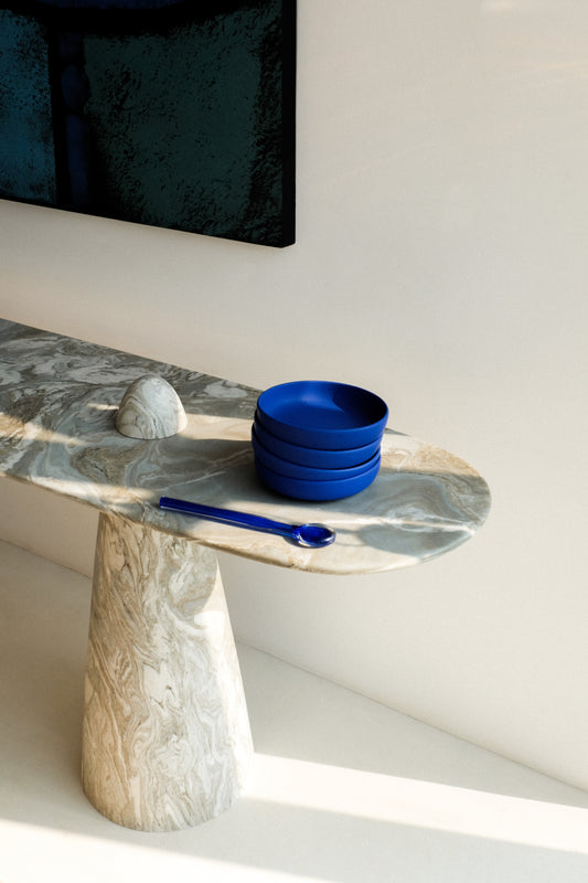 BOWL DE CERÂMICA AZUL 1000 ml