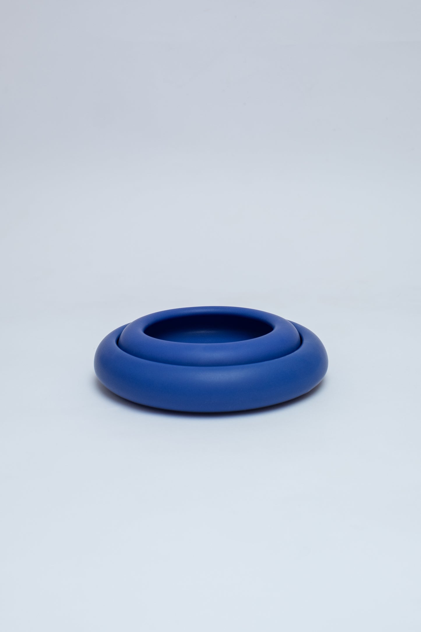 PRATO DE CERÂMICA BALI AZUL P