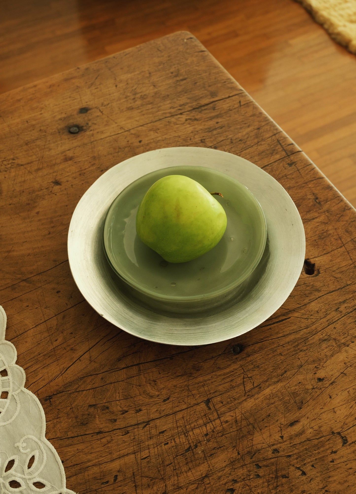 PRATO DE ALUMÍNIO ESCOVADO