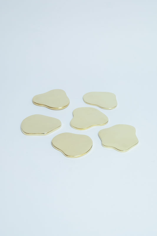 CONJUNTO PORTA-COPOS DE LATÃO