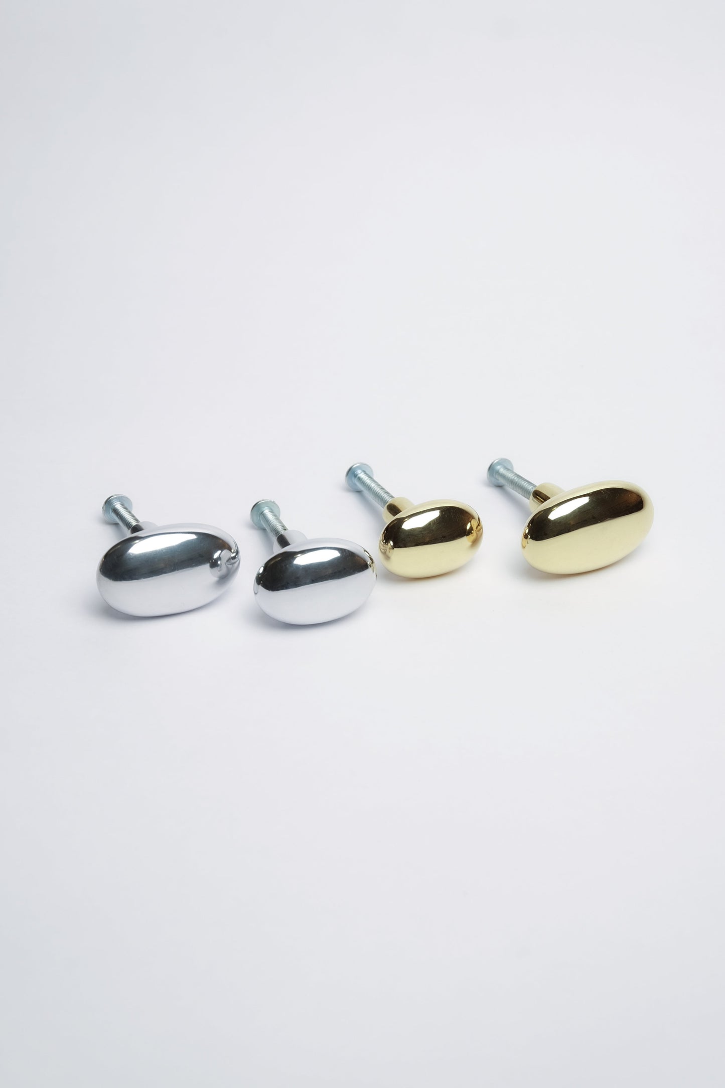 PUXADOR SEIXO PRATEADO PEQUENO