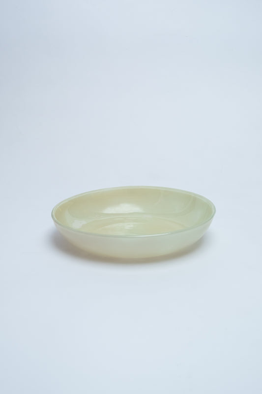 TIGELA PEQUENA DE VIDRO FUNDIDO GELO