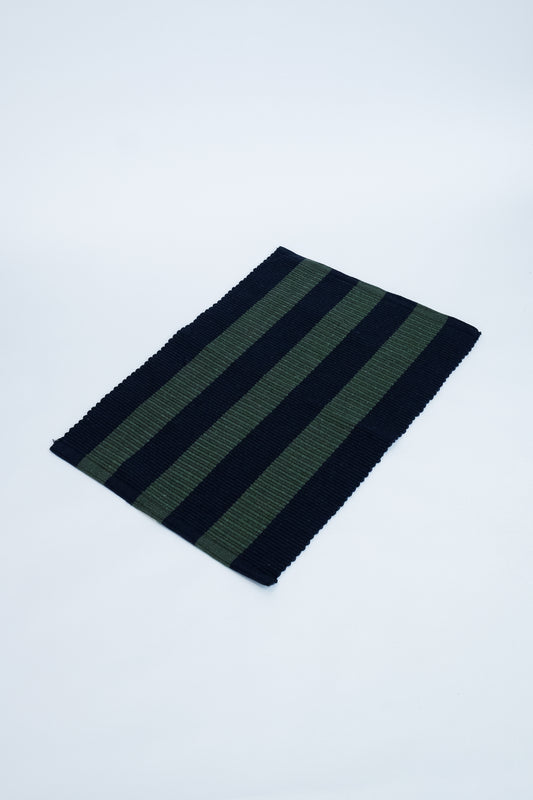 TAPETE RECIFE VERDE E AZUL MARINHO P