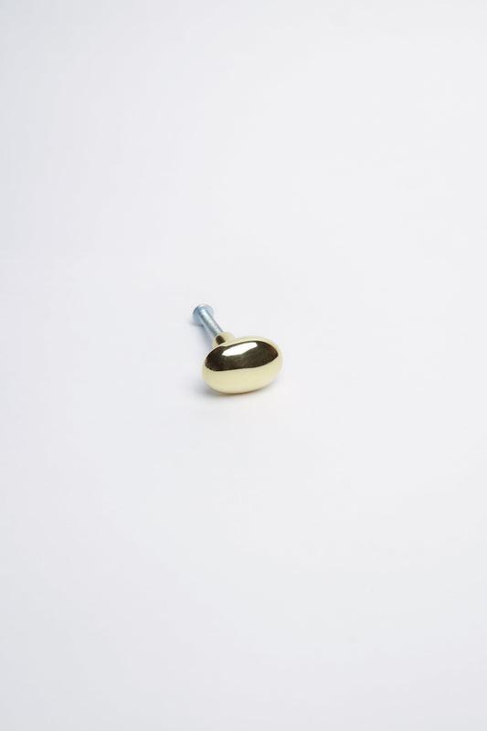 PUXADOR SEIXO DOURADO PEQUENO